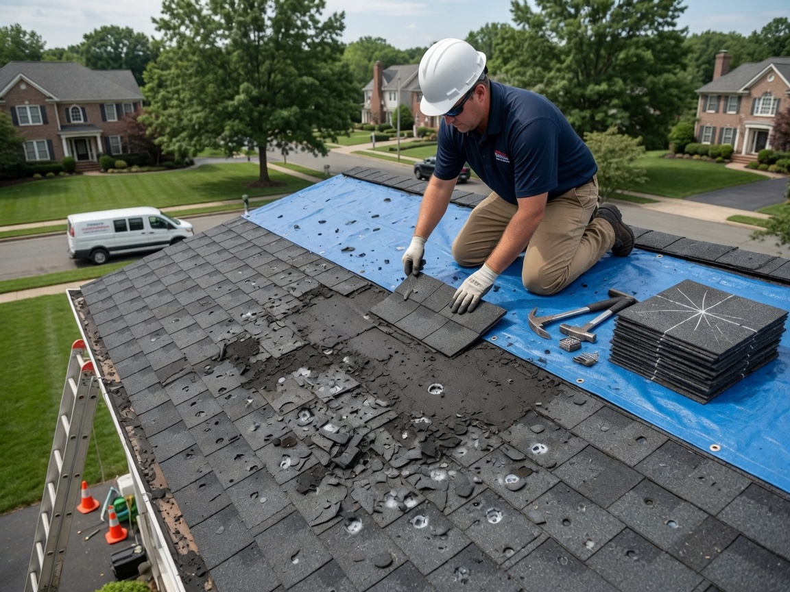 Hail damage repair services