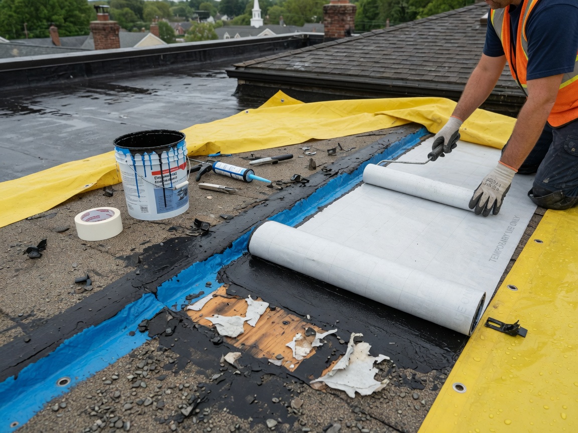 Temporary waterproofing services